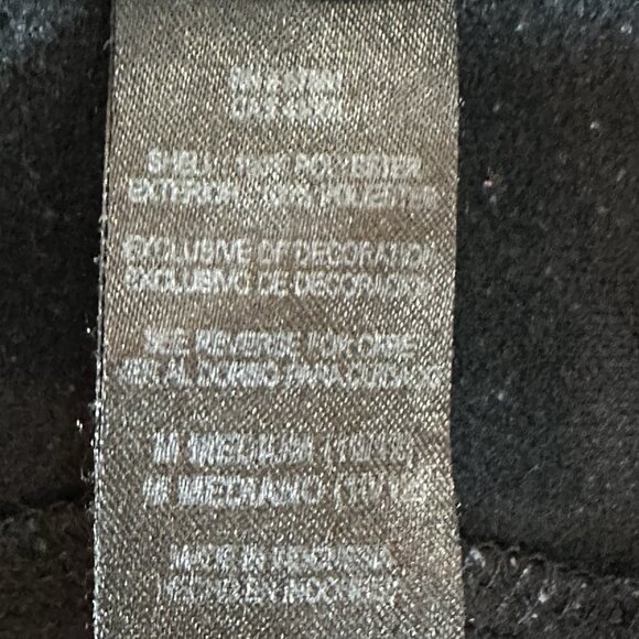 NFL Detroit Lions Youth Black and Blue Zip-up Track Style Sweatshirt. Sz Medium - Picture 7 of 10